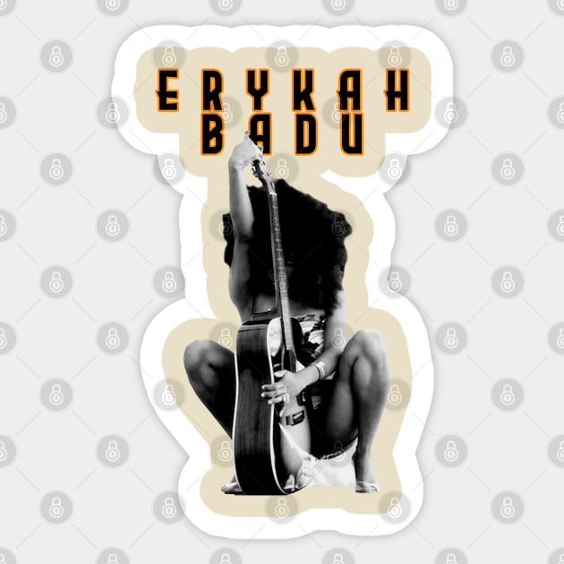 Erykah Badu Sticker by naskij